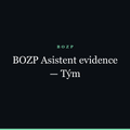 BOZP Asistent Records — Team