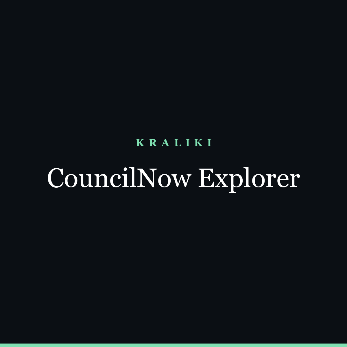 CouncilNow Explorer