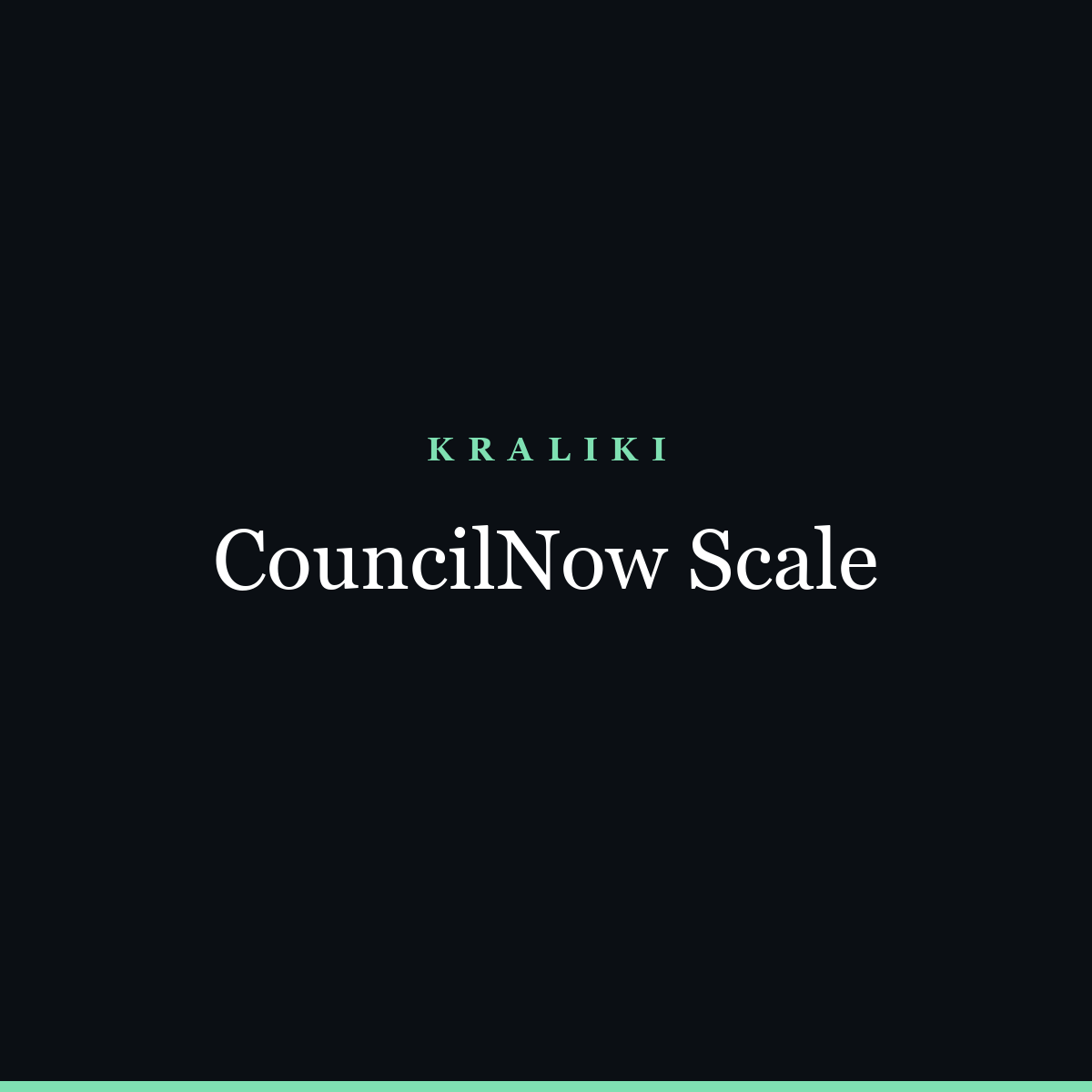 CouncilNow Scale