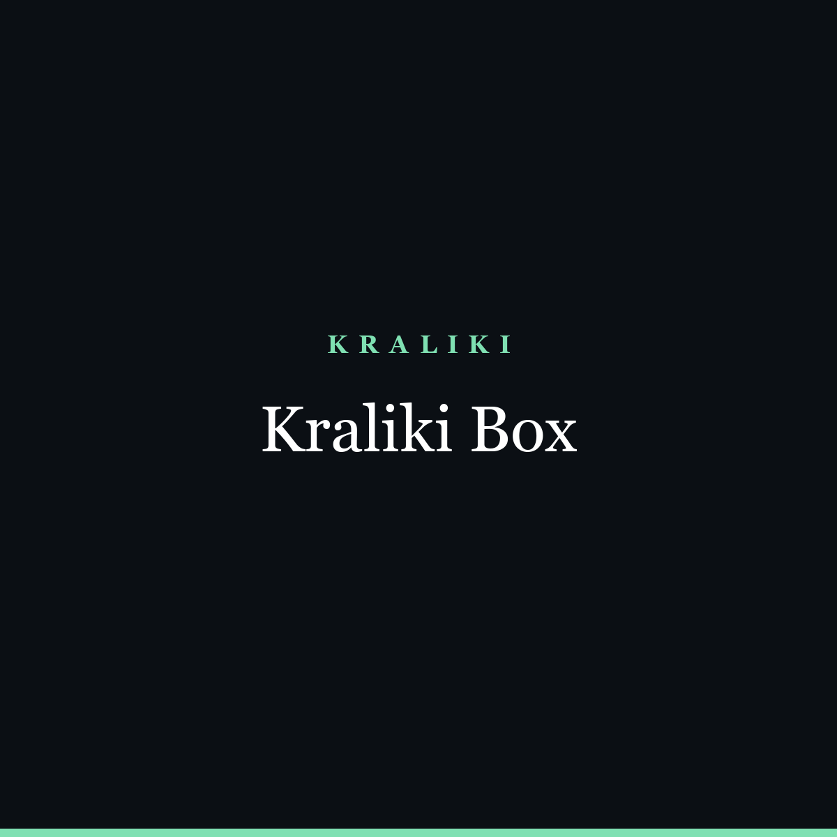 Kraliki Box — dedicated AI machine for your company