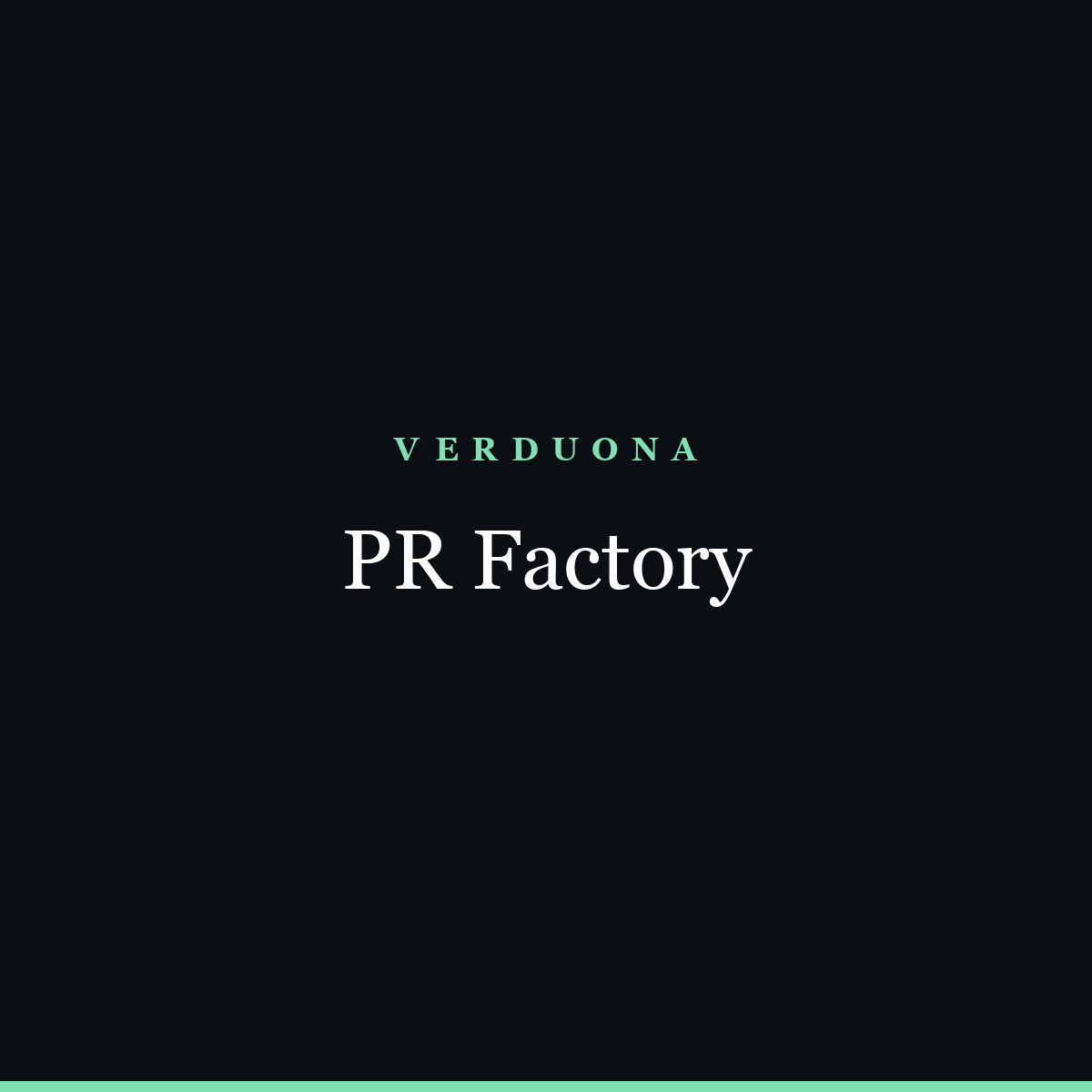 PR Factory