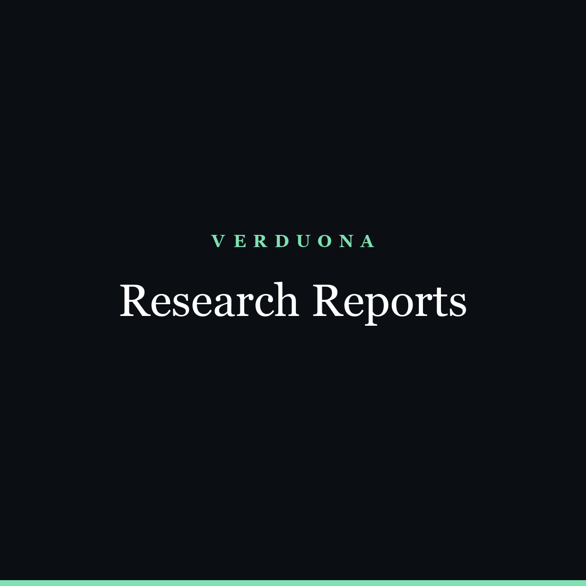 Research Reports